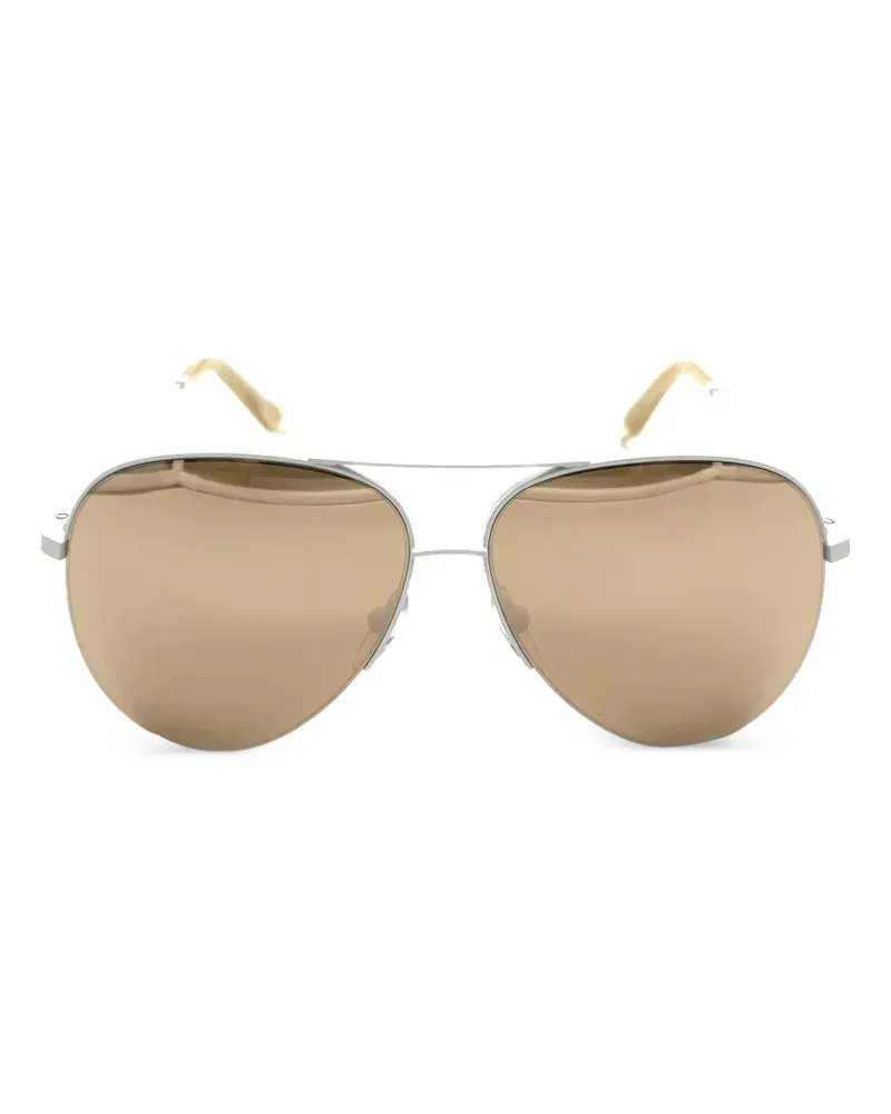 Victoria Beckham Getönte Pilotenbrille - Silber Silber