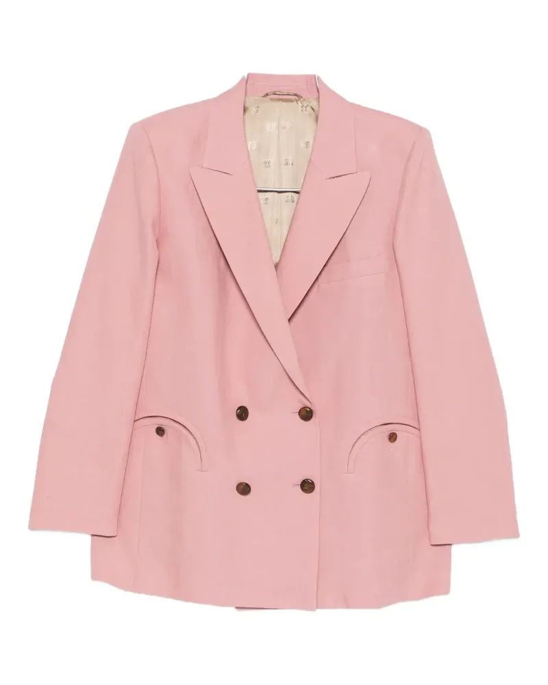 Blazé Milano double-breasted blazer - Rosa Rosa