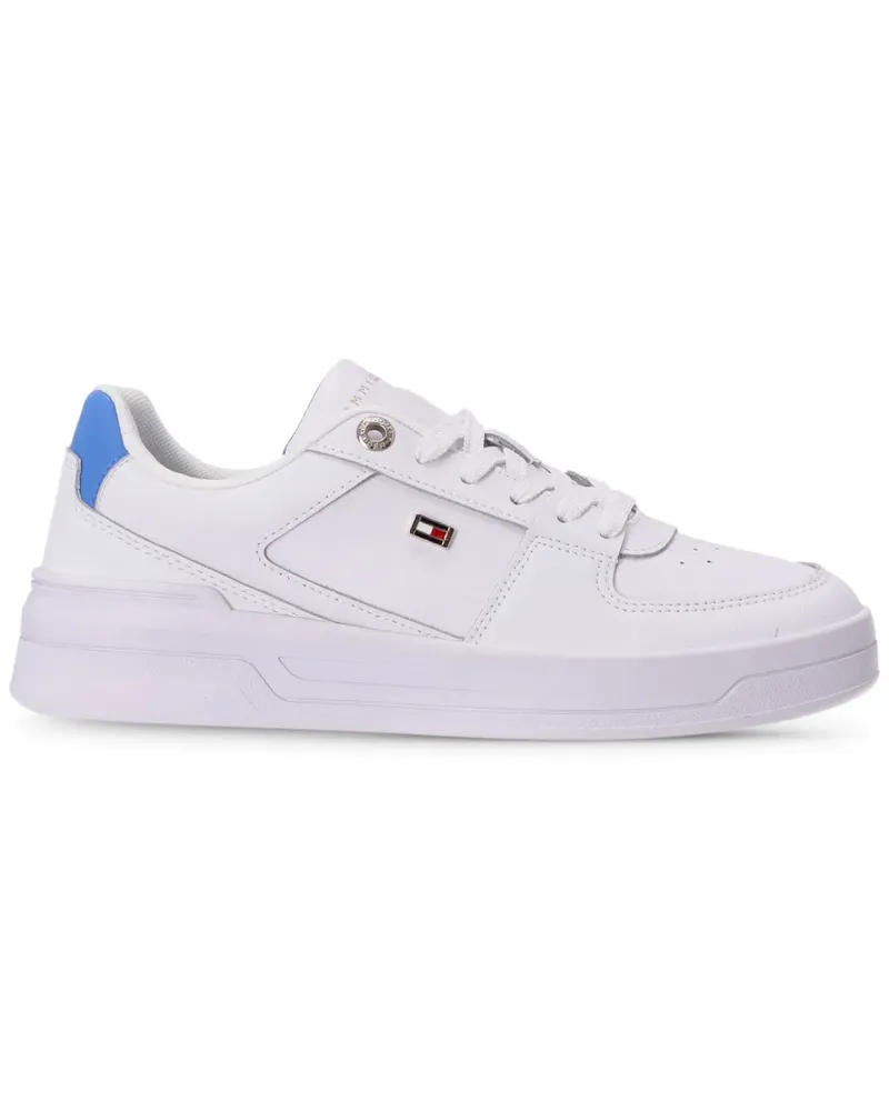 Tommy Hilfiger Flag Basket Sneakers - Weiß Weiß