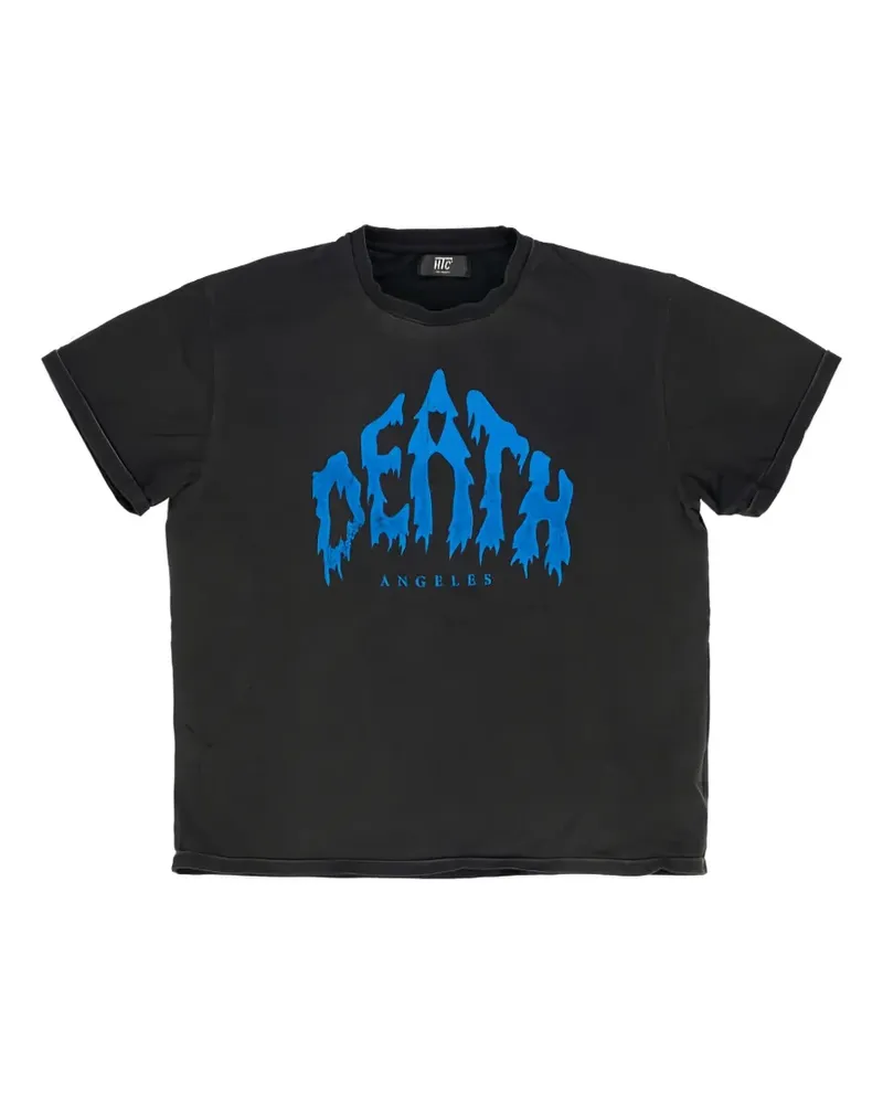 HTC Hollywood Trading Company T-Shirt mit Logo-Print - Grau Grau