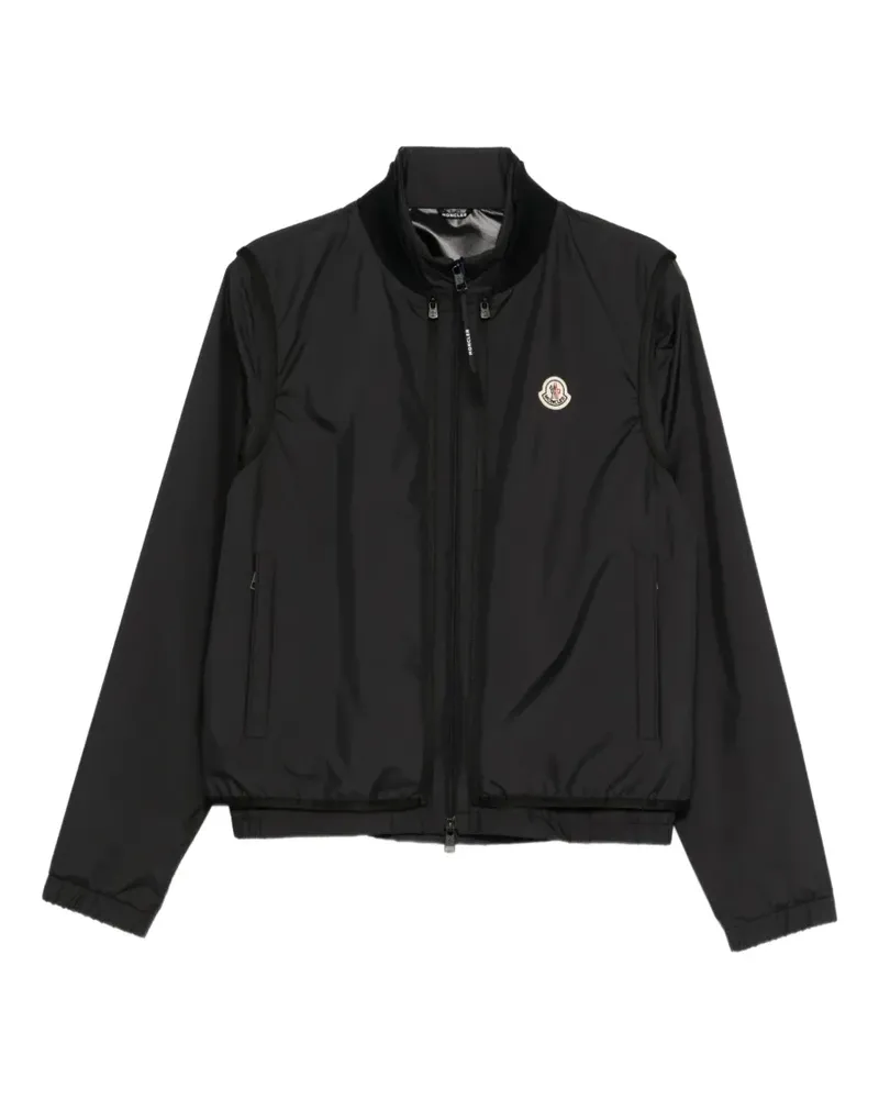 Moncler Hemmoor ribbed zip jacket - Schwarz Schwarz