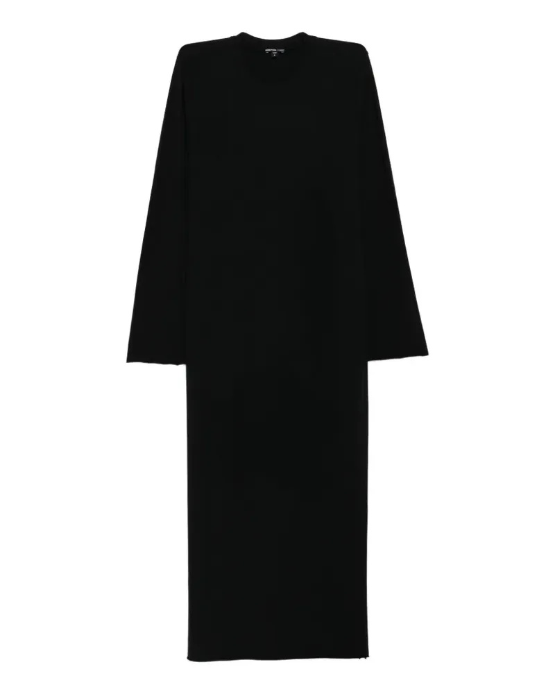 James Perse Kleid mit langen Ärmeln - Schwarz Schwarz