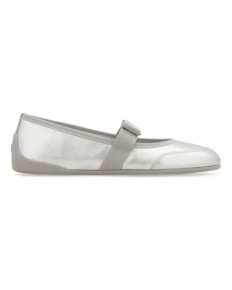 Ferragamo Sporty Ballerinas - Silber Silber