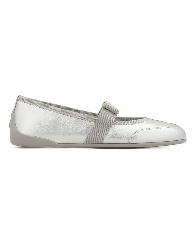 Ferragamo Sporty Ballerinas - Silber Silber
