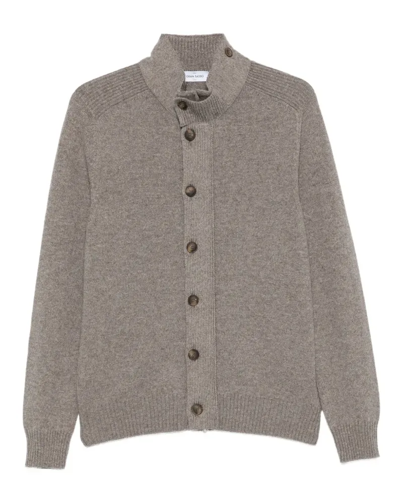 Gran Sasso Cardigan mit Knöpfen - Grau Grau