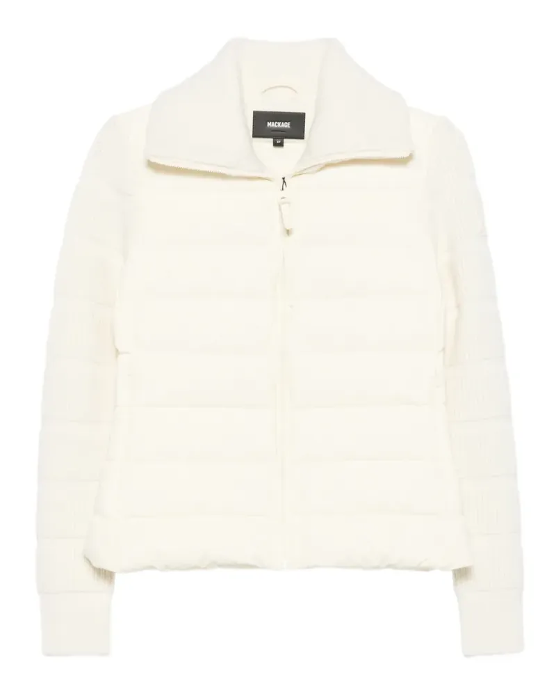 Mackage Gesteppte Jacke mit Ärmeln im Panel-Design - Nude Nude