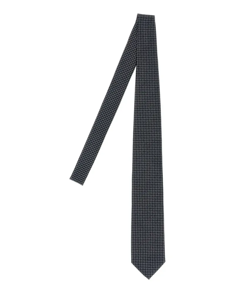 Brioni Krawatte aus Mikro-Jacquard - Blau Blau