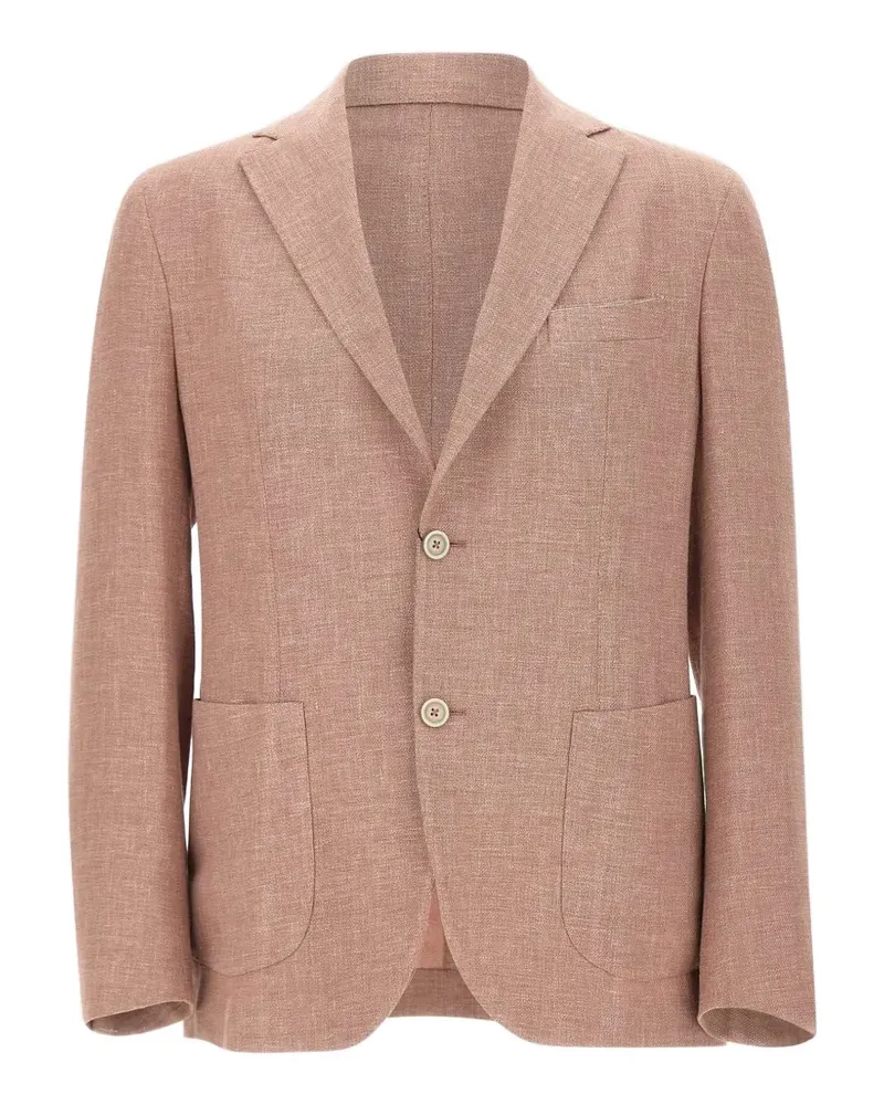 Eleventy single-breasted blazer - Rosa Rosa