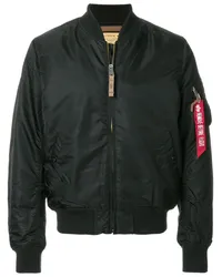 Alpha Industries Klassische Bomberjacke Schwarz