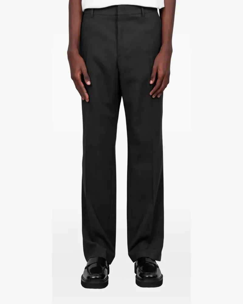 AMI Paris Hose mit Knopfverschluss - Grau Grau