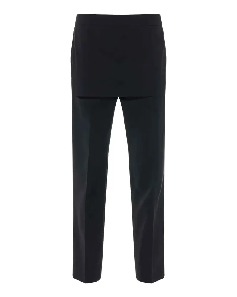 Givenchy skirt-detail slim-fit trousers - Schwarz Schwarz