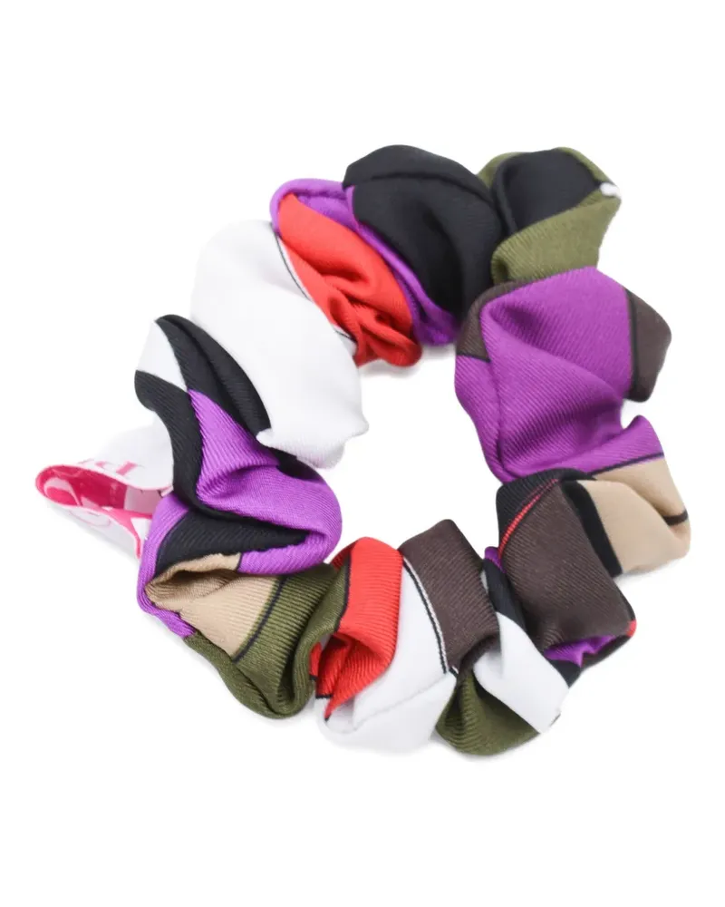 Emilio Pucci silk scrunchie - Violett Violett