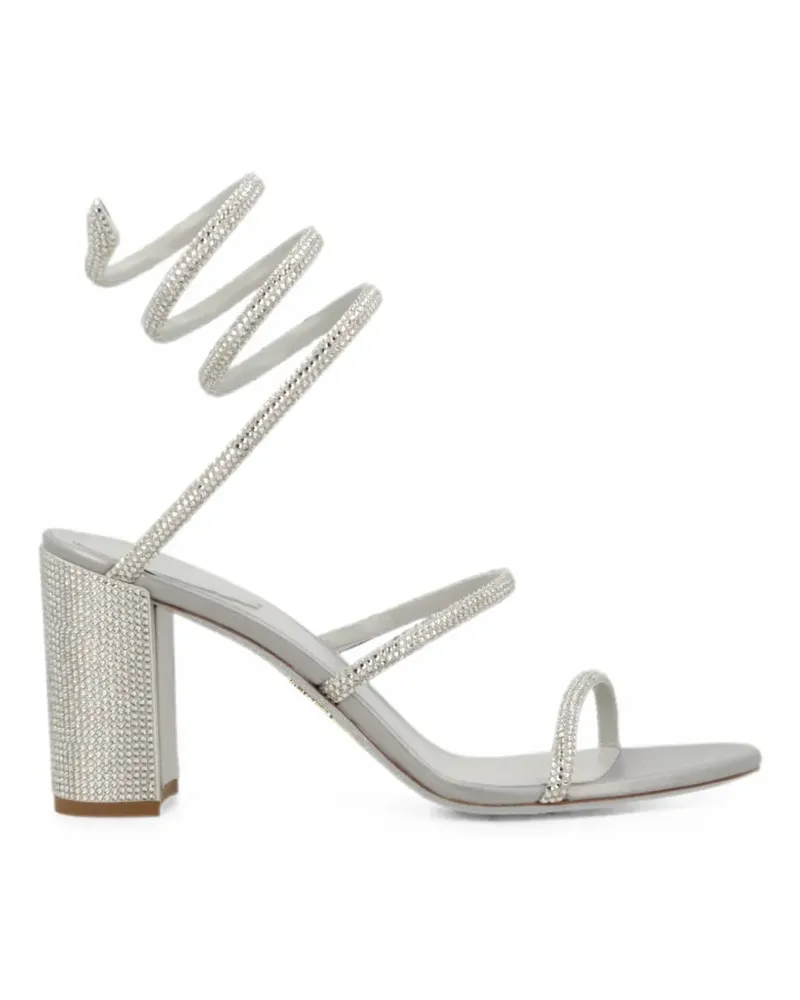 René Caovilla Cleo crystal-embellished sandals - Silber Silber