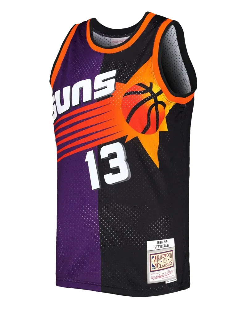 Mitchell & Ness x NBA Phoenix Suns 1996 Steve Nash Split Swingman Tanktop - Schwarz Schwarz