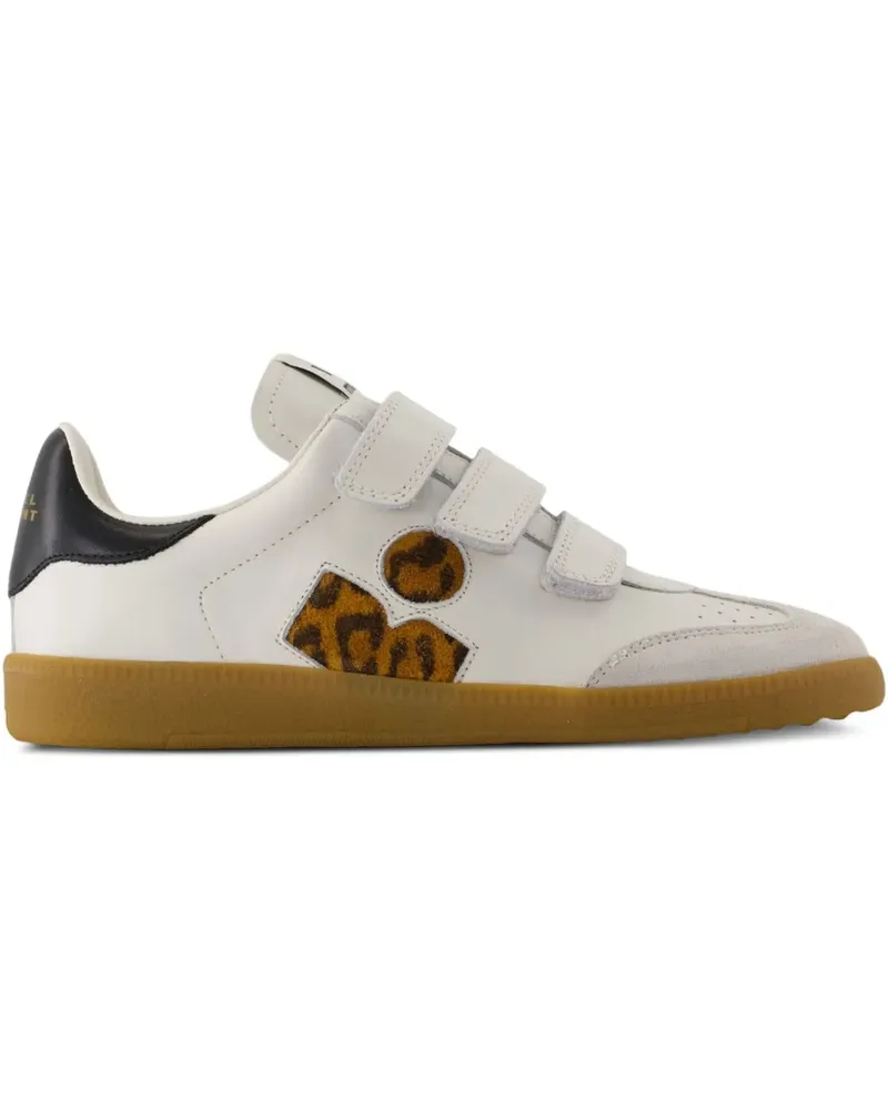 Isabel Marant Beth Gb Sneakers mit Leoparden-Print - Weiß Weiß