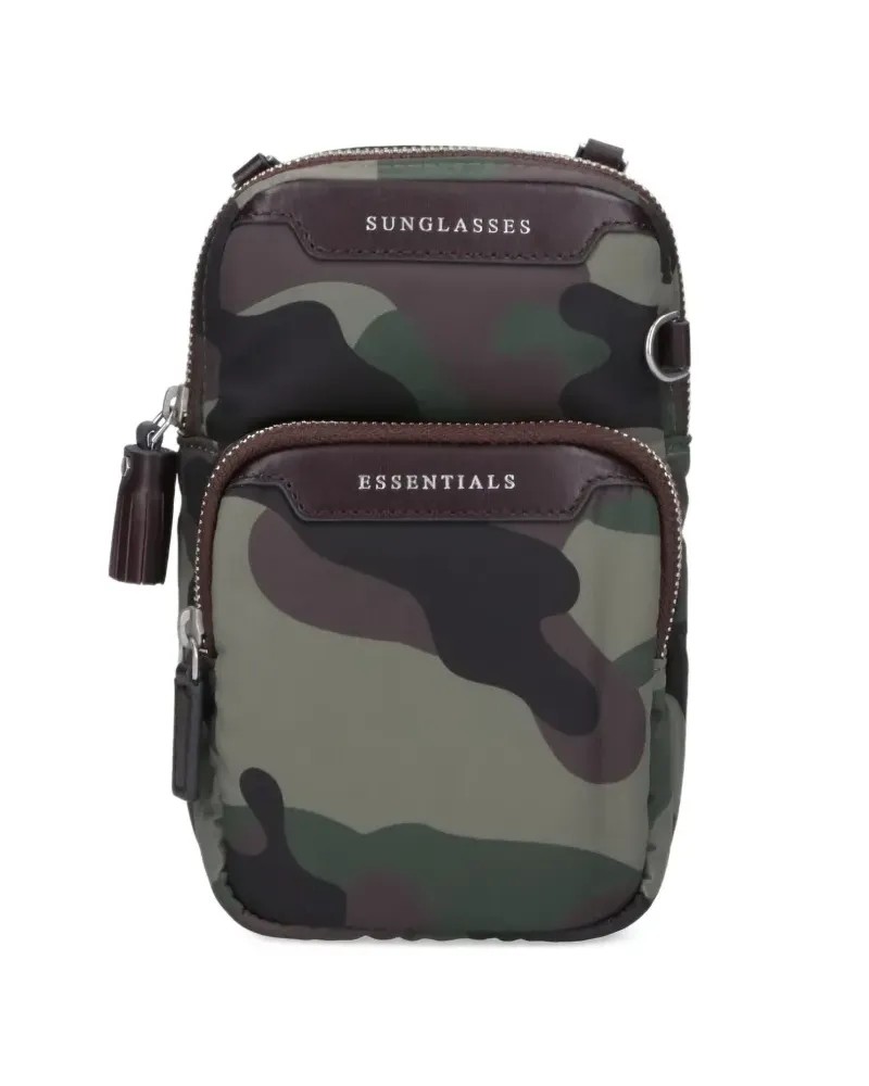 Anya Hindmarch Camouflage zip shoulder bag - Grün Grün