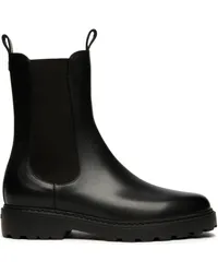 Bally Stiefel aus Leder Schwarz