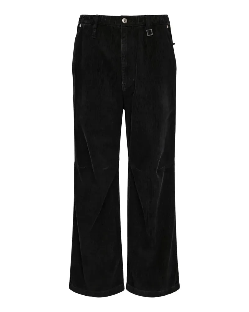 Wooyoungmi Cordhose mit weitem Bein - Schwarz Schwarz