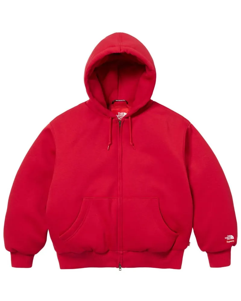 Supreme Being x The North Face Hoodie - Rot Rot