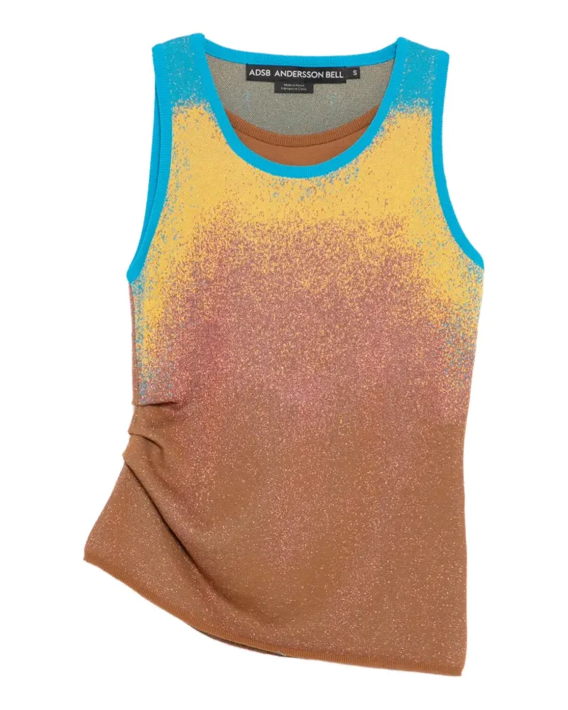 Andersson Bell Airbrush ASYM Tanktop - Braun Braun