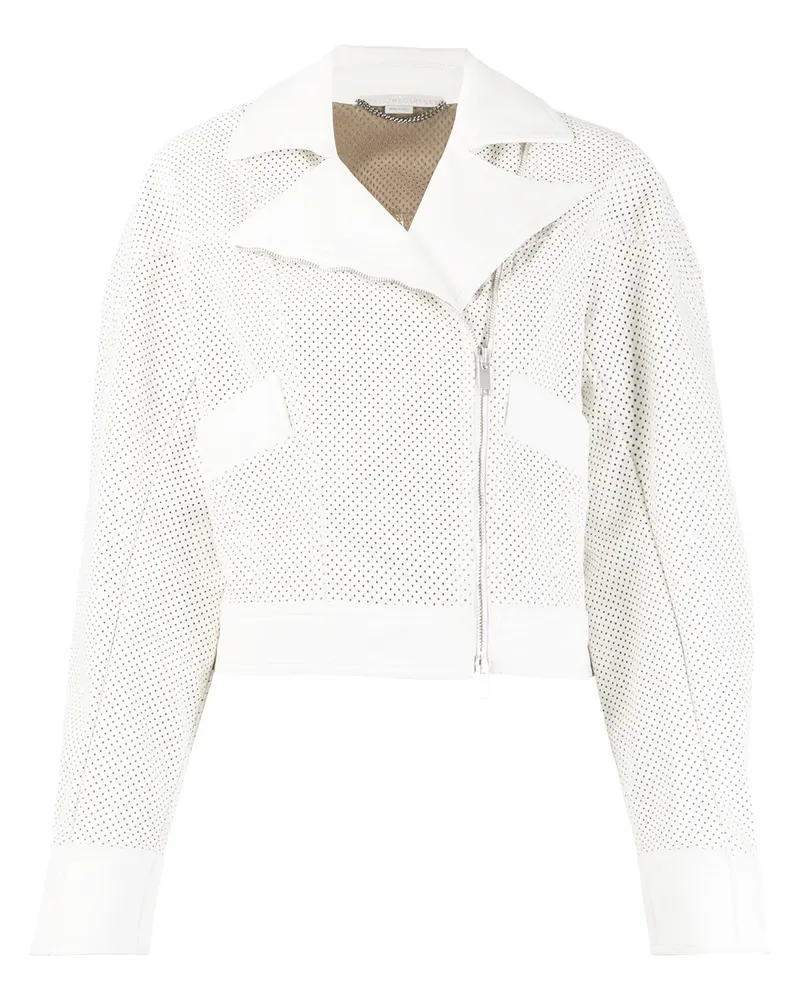 Stella McCartney Perforierte Jacke - Weiß Weiß