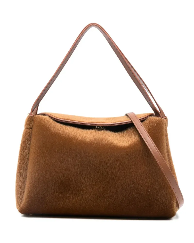 THEMOIRÈ clasp-fastening tote bag - Braun Braun