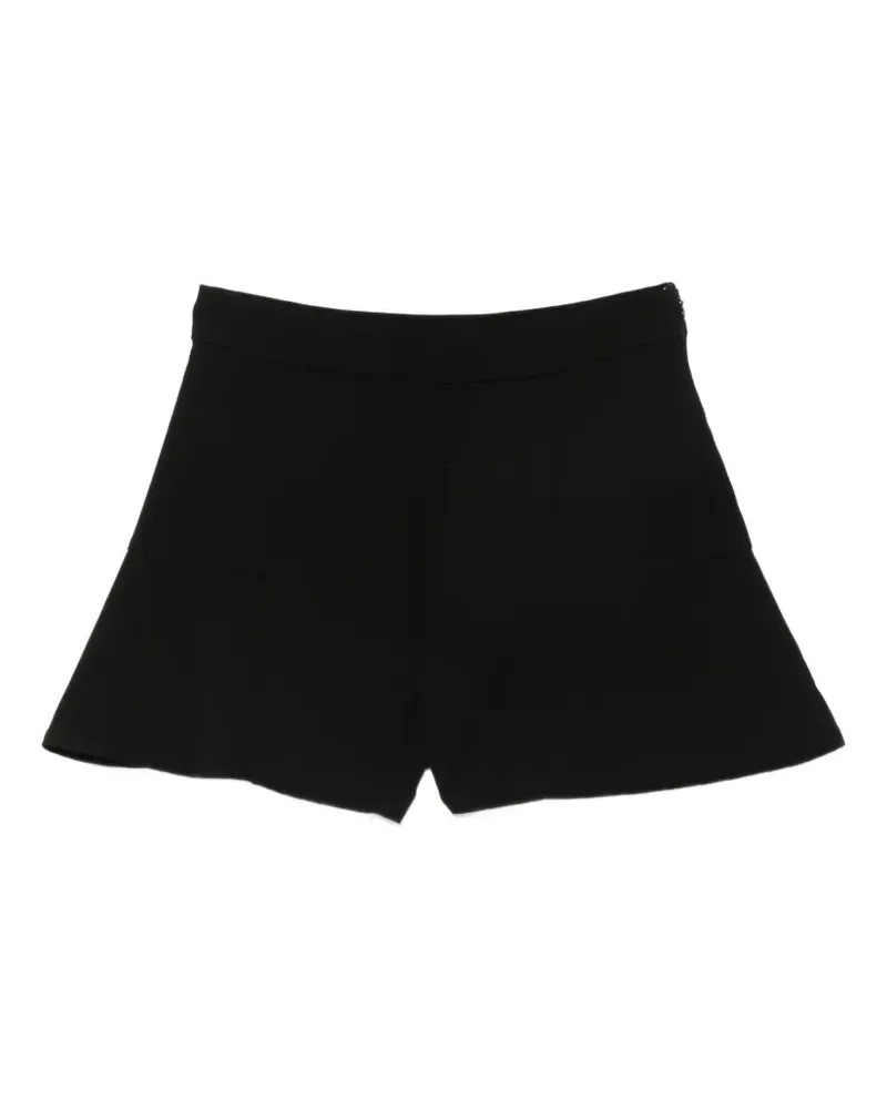 Twin-Set high-waisted shorts - Schwarz Schwarz