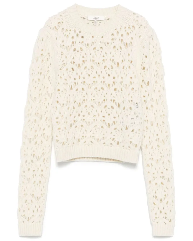 Chloé Pullover aus Schurwolle - Nude Nude