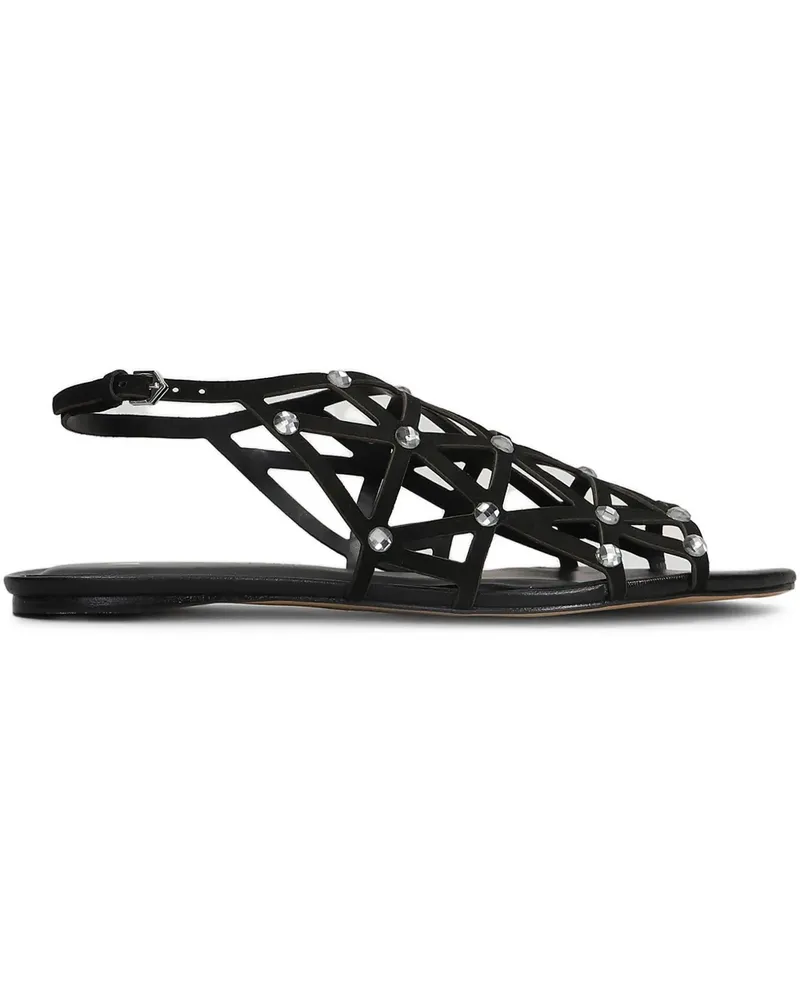CARRANO Sandalen mit Kristallen - Schwarz Schwarz
