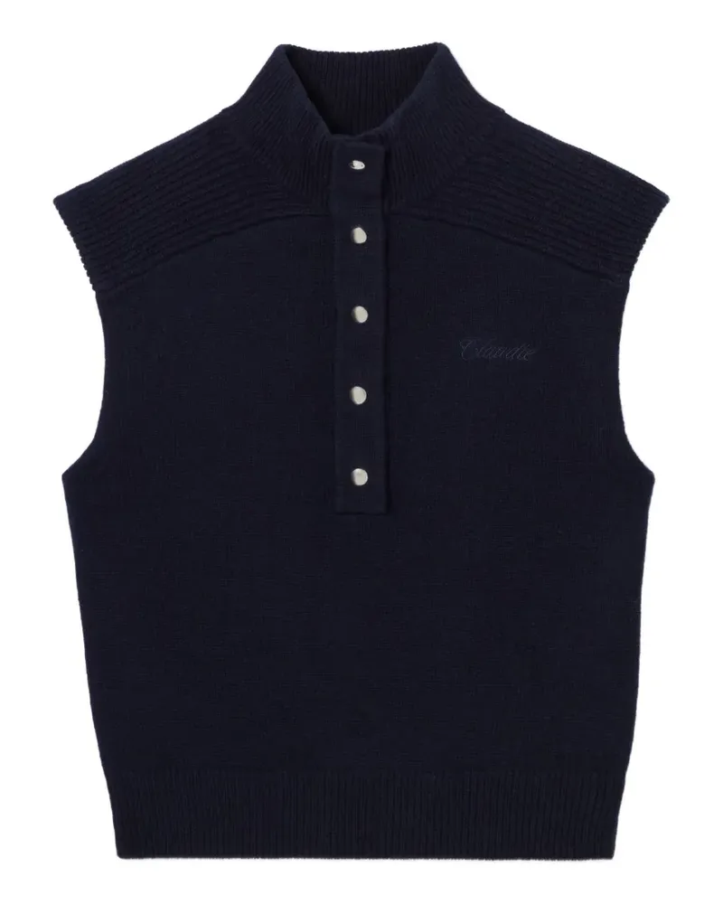 Claudie Pierlot Ärmelloser Pullover - Blau Blau