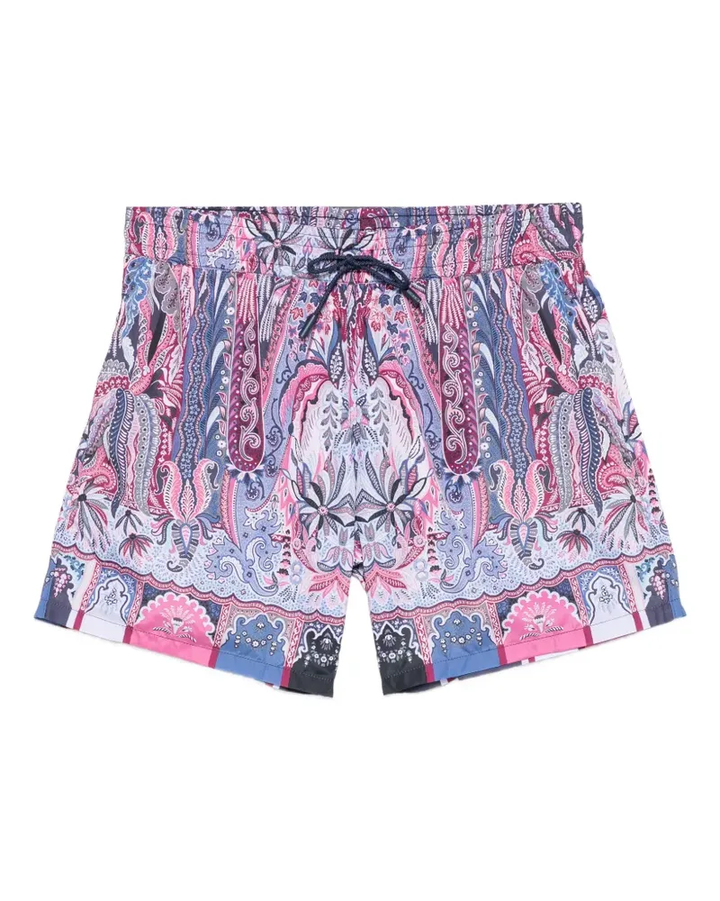 Etro Badeshorts mit Paisley-Print - Blau Blau