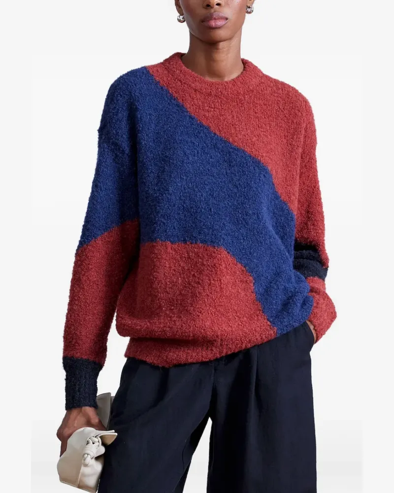 APIECE APART Elle textured sweater - Rot Rot