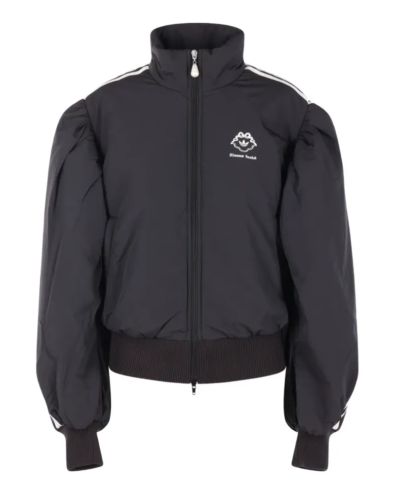 adidas x Simone Rocha wattierte Jacke mit Puffärmeln - Schwarz Schwarz