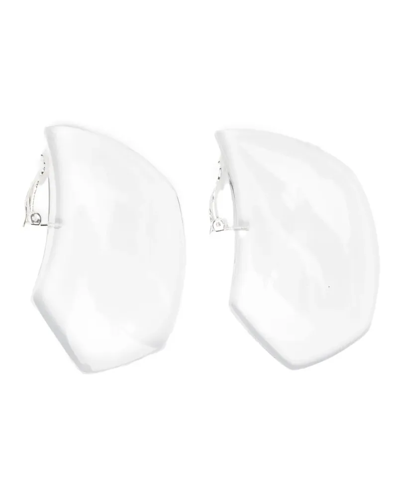 Monies drop-style earrings - Weiß Weiß