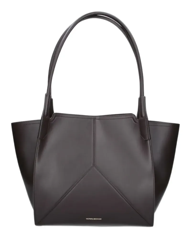 Victoria Beckham Schultertasche aus Leder - Braun Braun