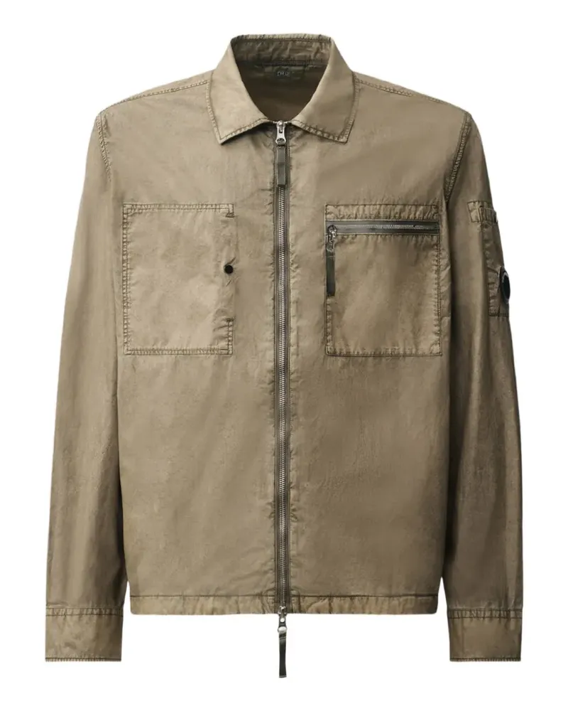 C.P. Company Hemdjacke mit Linsen-Detail - Nude Nude