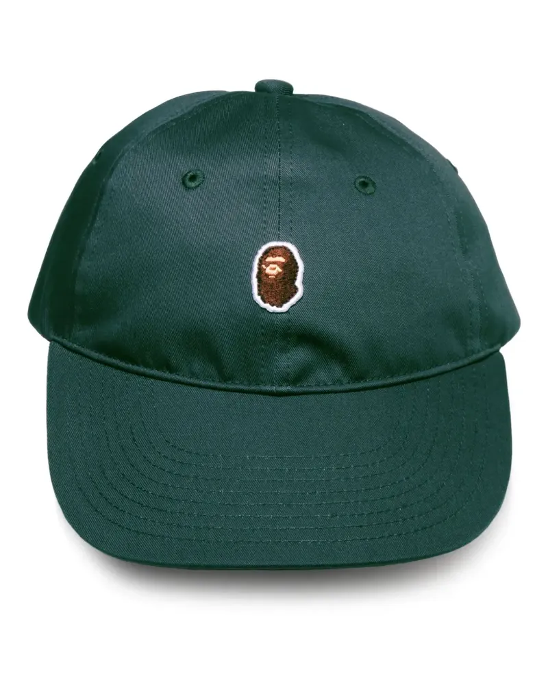 BAPE Baseballkappe mit Logo-Stickerei - Grün Grün