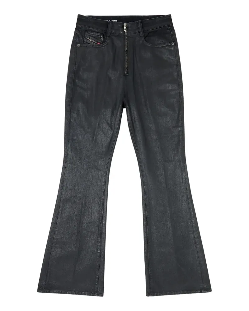 Diesel bootcut jeans high waist 1973 D-Partt - Schwarz Schwarz