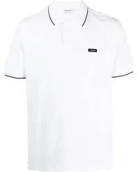 Calvin Klein Poloshirt mit Logo-Applikation Weiß