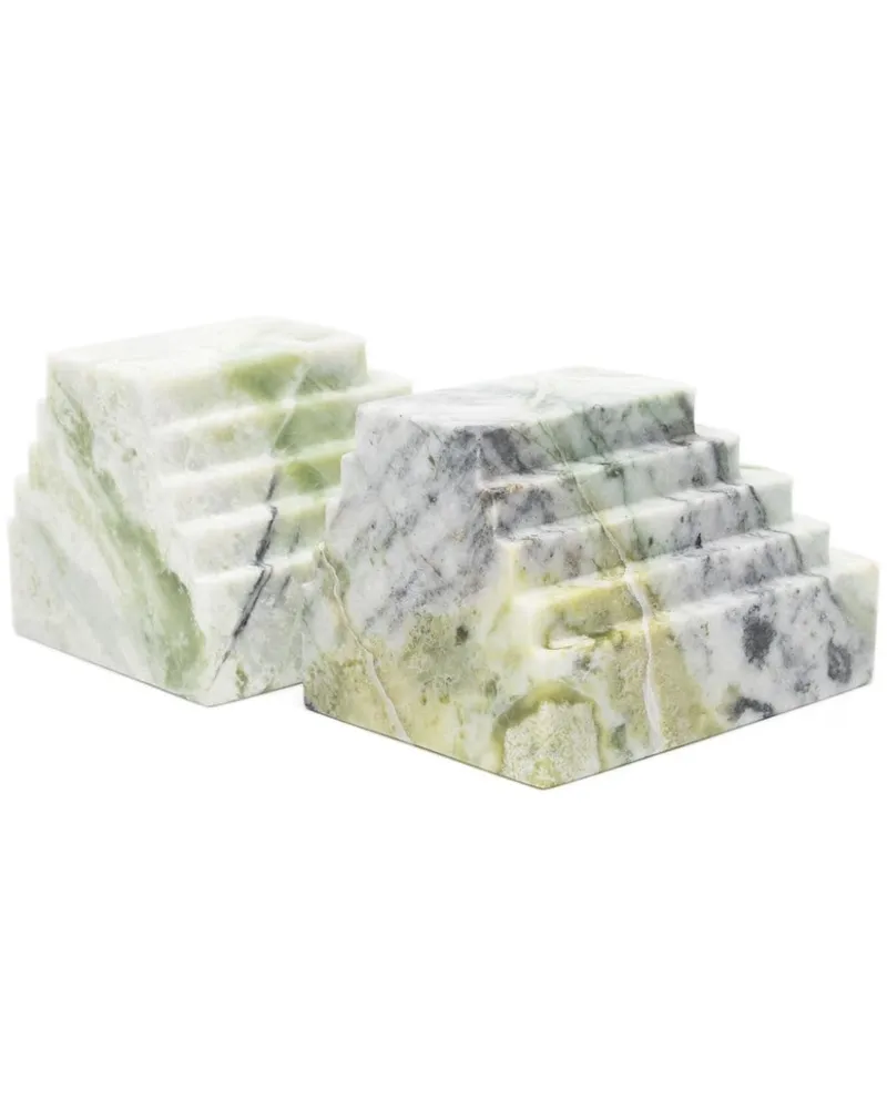 Soho Home Lola Marble Buchstützen - Grün Grün