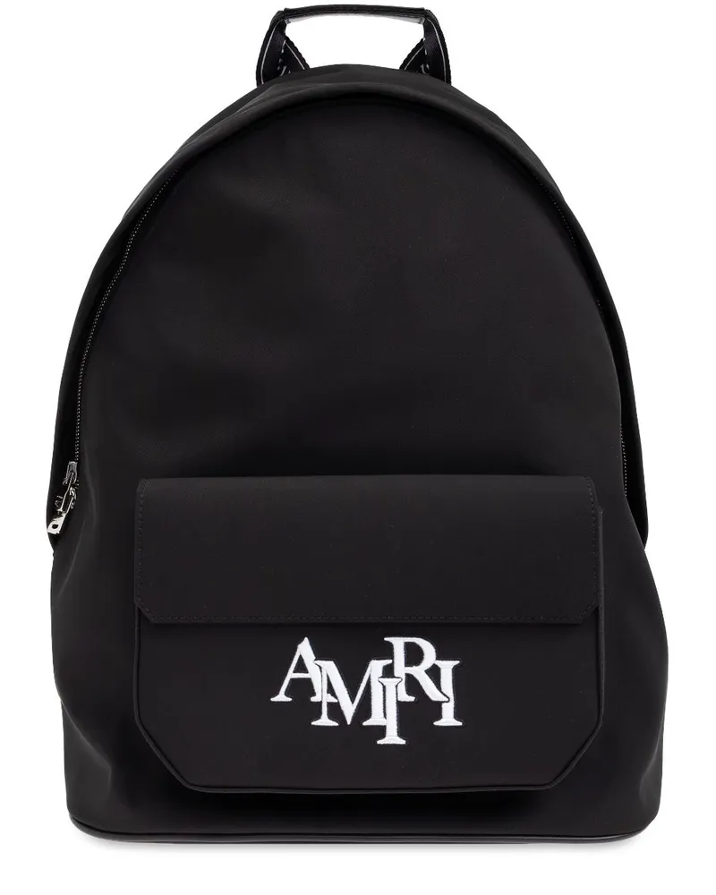 Amiri Rucksack mit Logo-Stickerei Schwarz