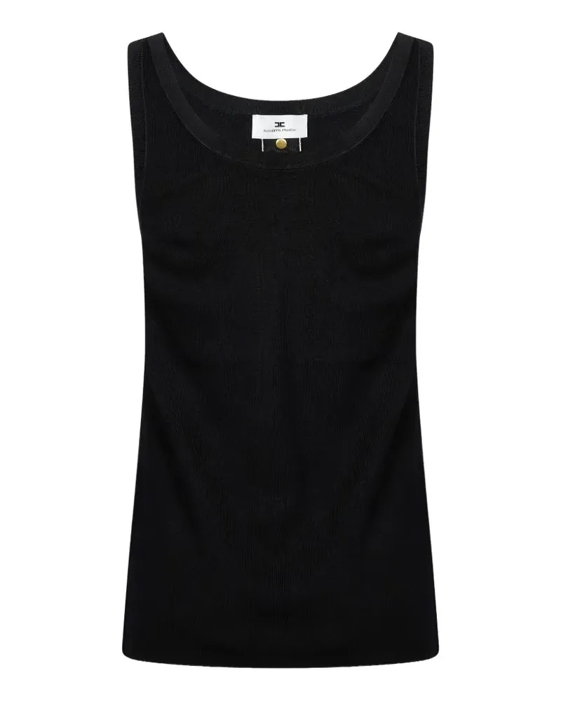 Elisabetta Franchi Gestricktes Oberteil - Schwarz Schwarz