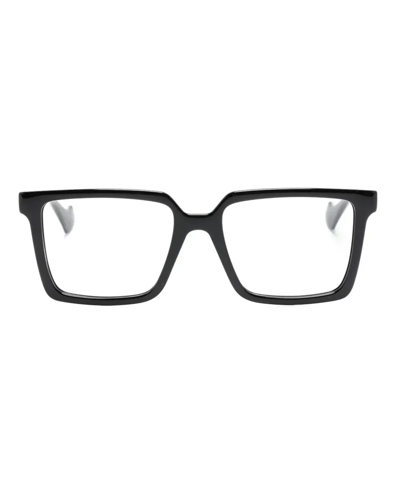 Gucci Brille mit eckigem Gestell - Schwarz Schwarz