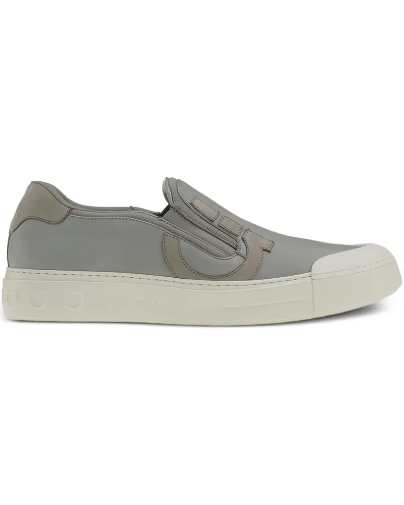 Ferragamo Marino Loafer mit Gancini-Logo - Grau Grau
