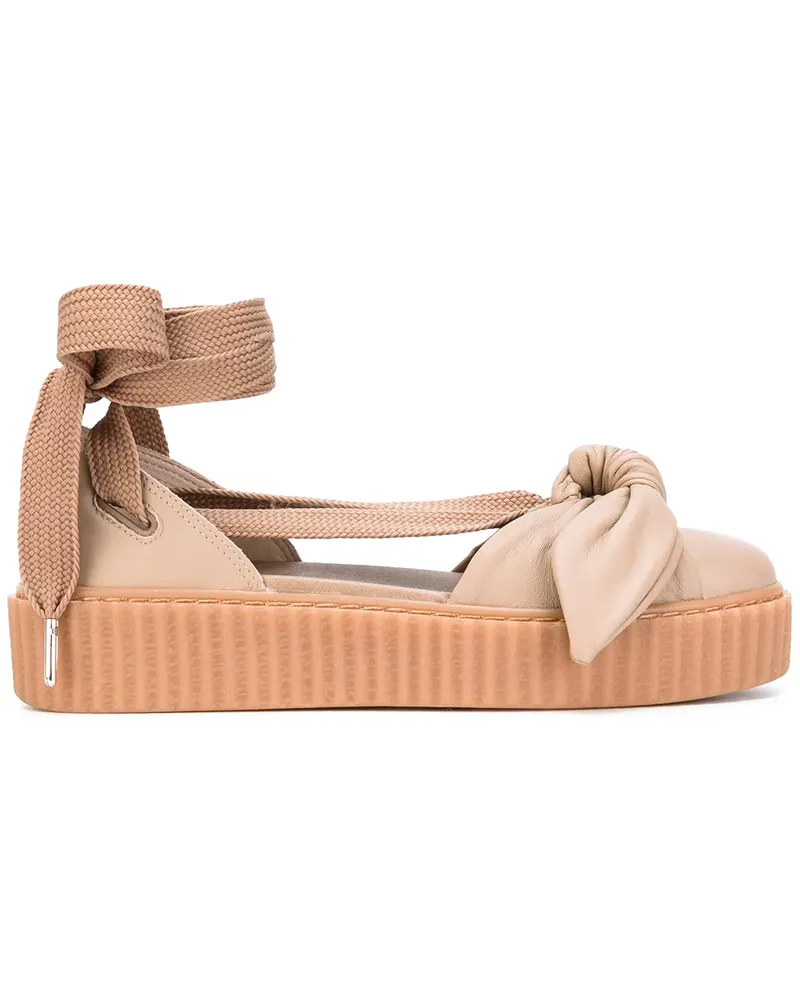 Puma Sandalen mit Schleifenschnürung - Nude Nude