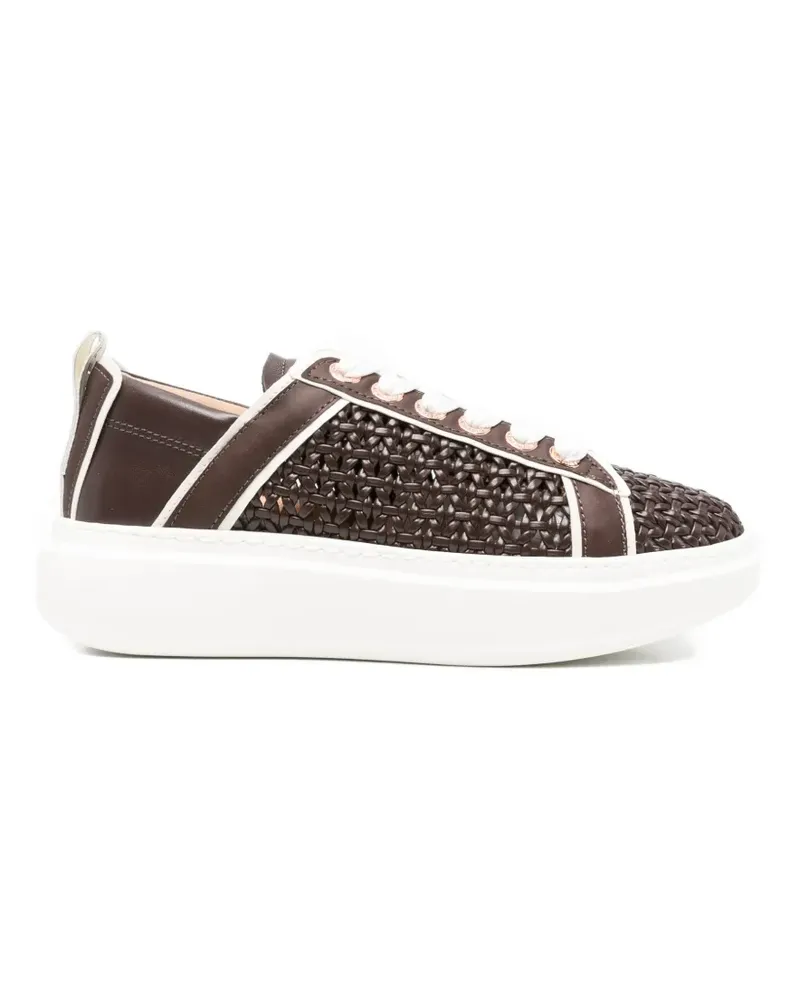 Alexander Smith Wembley leather sneakers - Braun Braun