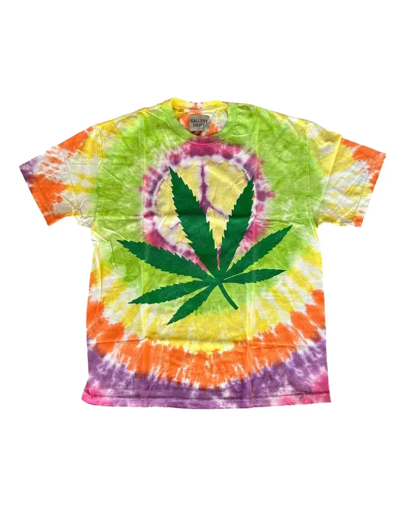 GALLERY DEPT. T-Shirt mit Batikmuster - Grün Grün