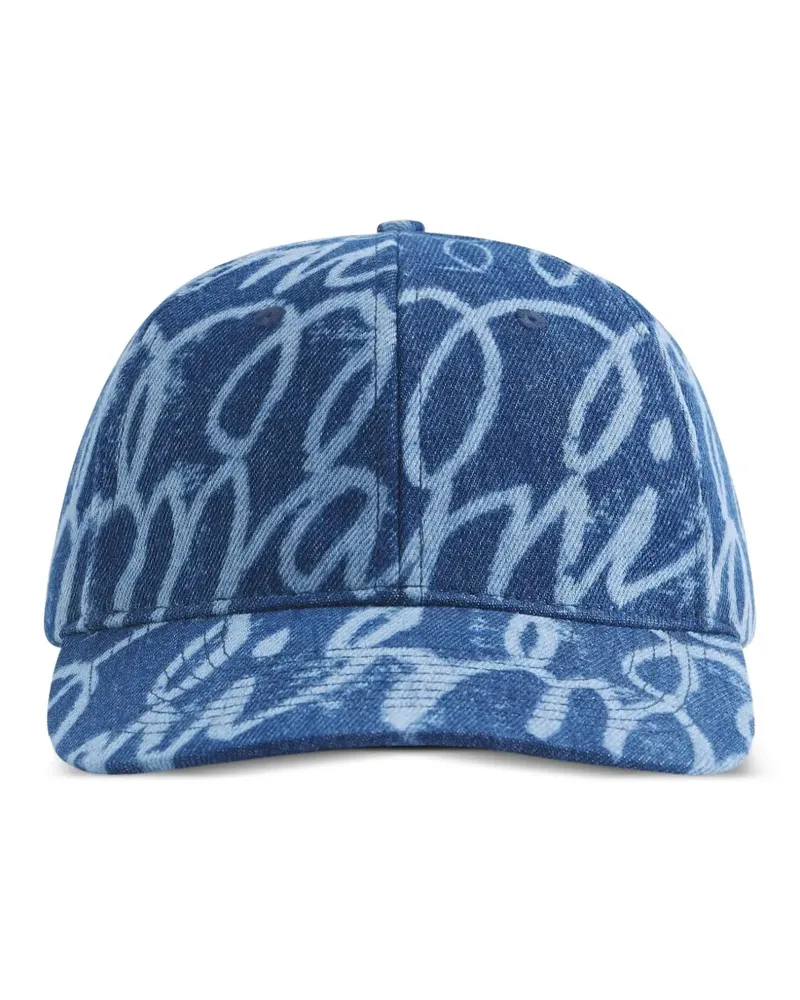 Marni Jeans-Baseballkappe mit Laser-Print - Blau Blau