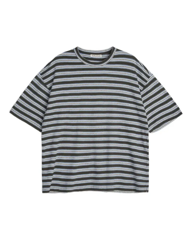 YMC Triple Stripe T-shirt - Grün Grün