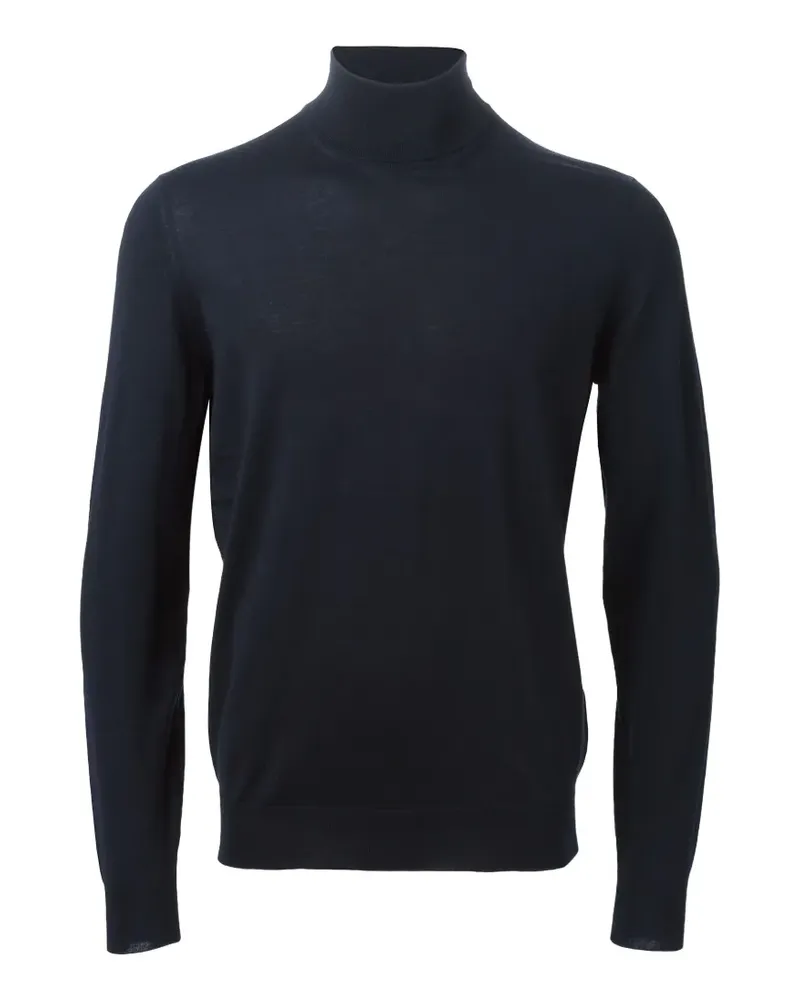Drumohr  Klassischer Rollkragenpullover - Blau Blau